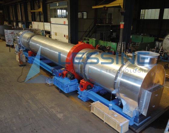 roterende droger, zand, cement